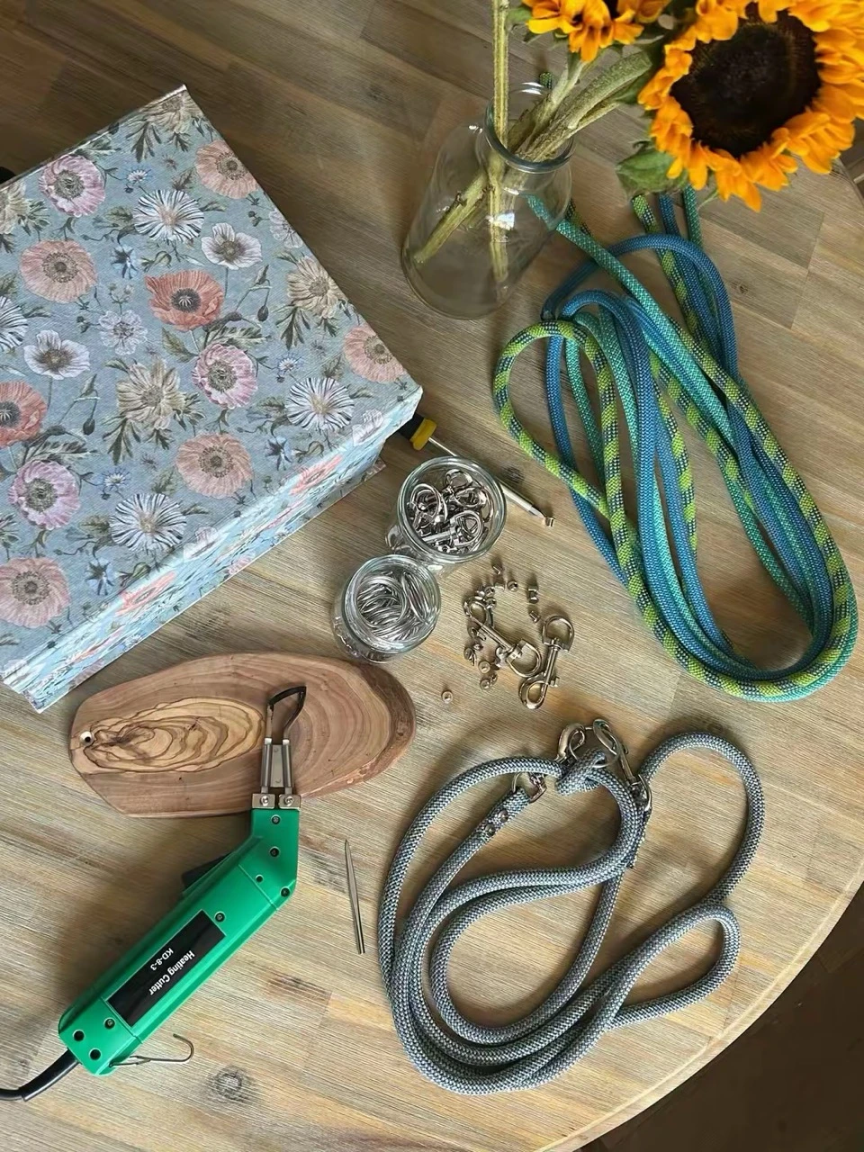 Workshop photo: rope selection, London
